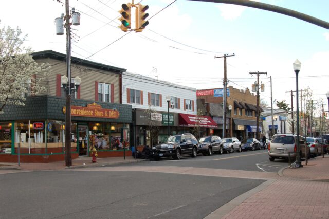 Image of downtown Bellmore village.